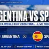 Argentina vs Spain Final